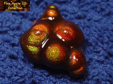 Slaughter Mountain Fire Agate Gemstone SLG024 Photo