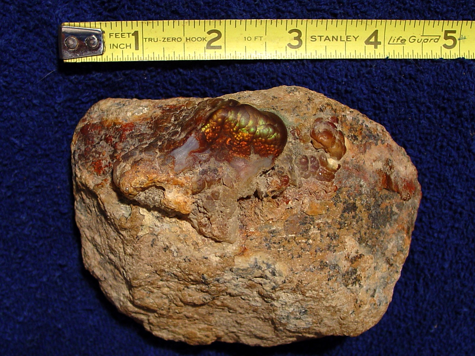 Fire Agate Gemstone Mineral Specimen Collectors Piece Deer Creek Arizona DCM011 Photo 12
