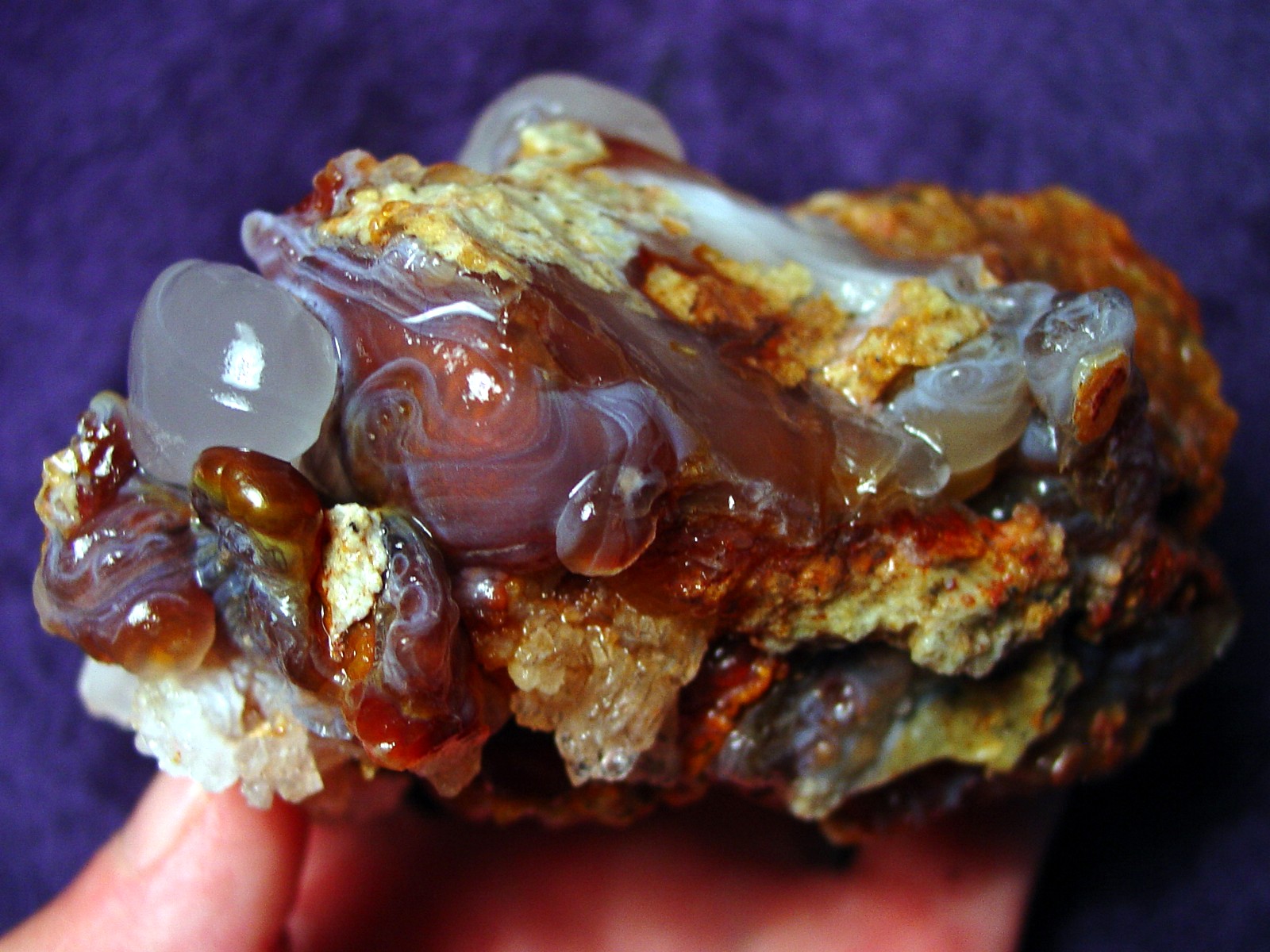 Fire Agate Rough Crystal Mineral Specimen Arizona Gemstone 15.5oz SLR086D Photo 1