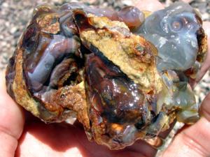 10 Pounds Slaughter Mountain Fire Agate Rough For Sale SLR100 Image 2 Stone 1
