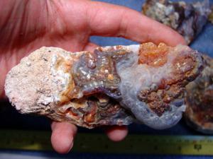 10 Pounds Slaughter Mountain Fire Agate Rough For Sale SLR100 Image 3 Stone 7