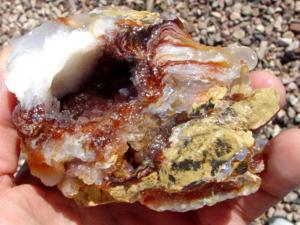 10 Pounds Slaughter Mountain Fire Agate Rough For Sale SLR100 Image 1 Stone 8