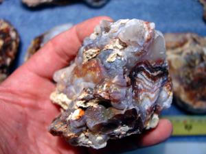 10 Pounds Slaughter Mountain Fire Agate Rough For Sale SLR100 Image 3 Stone 8