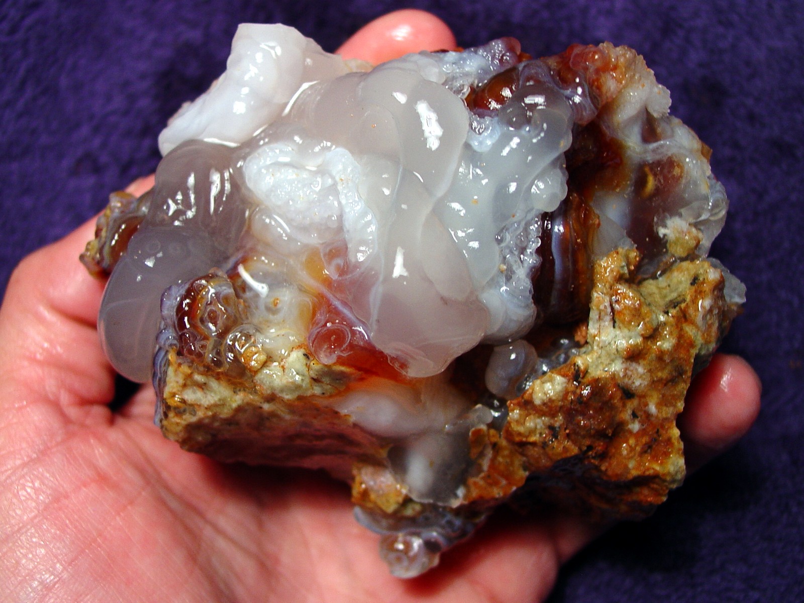 Fire Agate Rough Crystal Mineral Specimen Arizona Gemstone 15.5oz SLR086D Photo 2