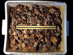 Slaughter Mountain Fire Agate Rough For Sale SLR000 Group Image 1