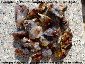 Slaughter Mountain Fire Agate Rough For Sale SLR000 Group Image 5
