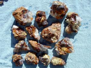 10 Pounds Slaughter Mountain Fire Agate Rough For Sale SLR100 Group Image 1