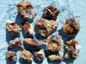 10 Pounds Slaughter Mountain Fire Agate Rough For Sale SLR100 Group Image 2