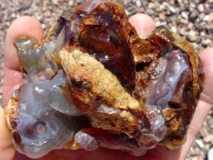 10 Pounds Slaughter Mountain Fire Agate Rough For Sale SLR100 Image 1 Stone 1