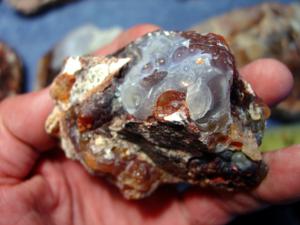 10 Pounds Slaughter Mountain Fire Agate Rough For Sale SLR100 Image 3 Stone 9