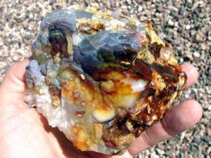 10 Pounds Slaughter Mountain Fire Agate Rough For Sale SLR100 Image 1 Stone 11