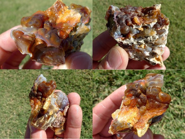 Fire Agate Rough For Sale Slaughter Mountain Arizona Gemstones SLR158 Photo 1
