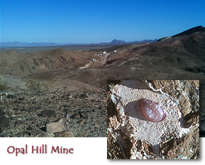Photo Opal Hill Fire Agate Mine California